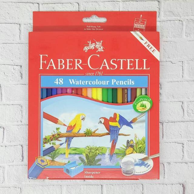 

Pensil Warna 48 warna Faber castell watercolour