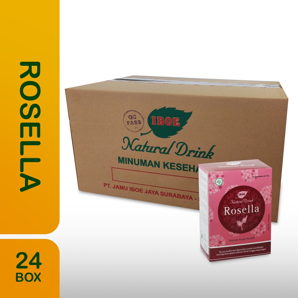 

Jamu IBOE - 1 Dus IBOE Natural Drink Rosella 5 sachet