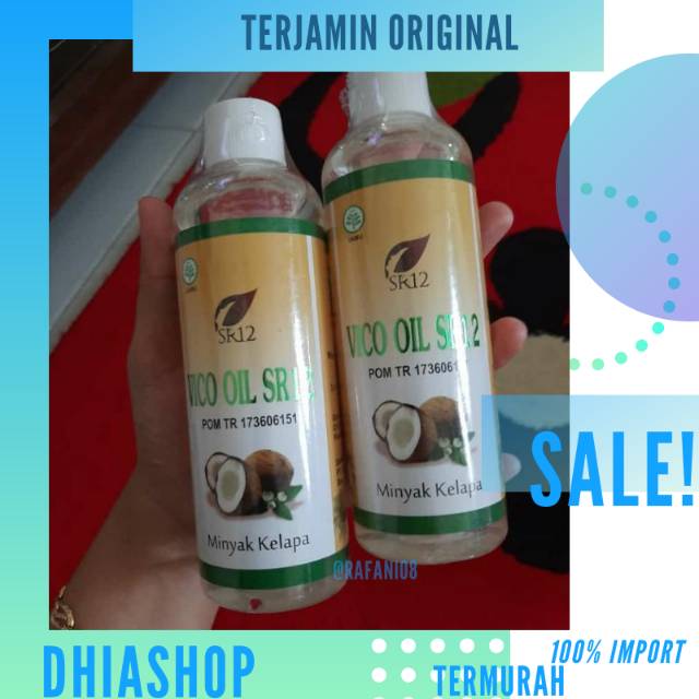 

VCO Minyak Kelapa Sr12/ Vico