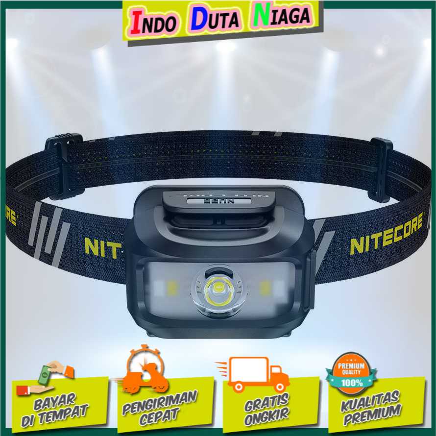 IDN TOOLS - NITECORE NU35 Senter Kepala Headlamp Rechargeable CREE XP-G3 460Lumens