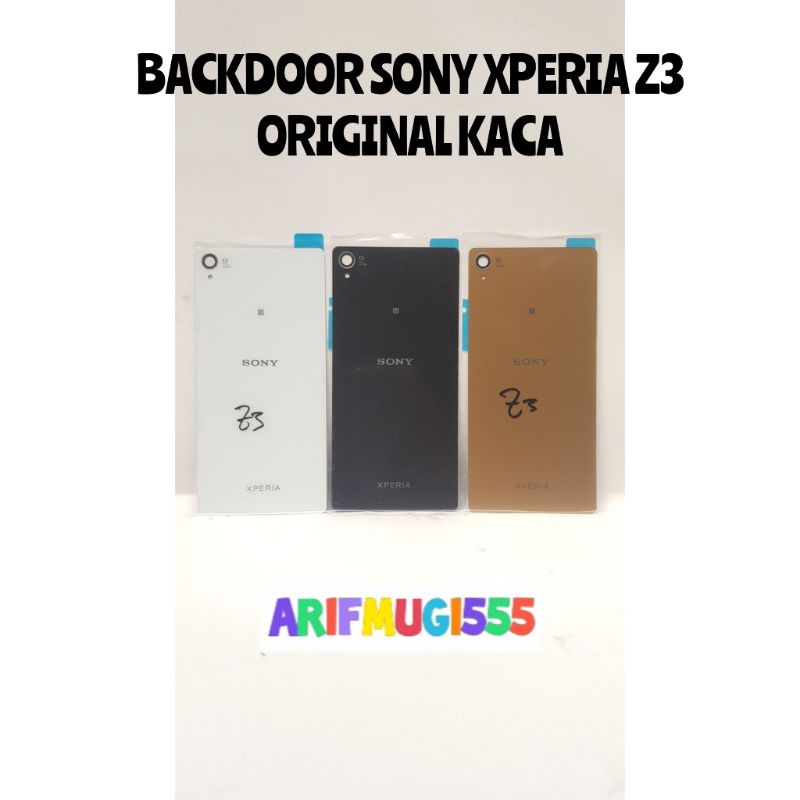 BACK KESING TUTUP BELAKANG SONY XPERIA Z3/CASING HOUSING TUTUP COVER BELAKANG BATERAI ORIGINAL