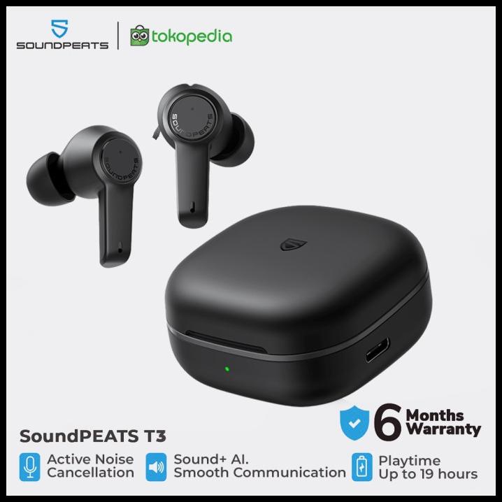 Soundpeats T3 Active Noise Cancelling True Wireless Earbuds