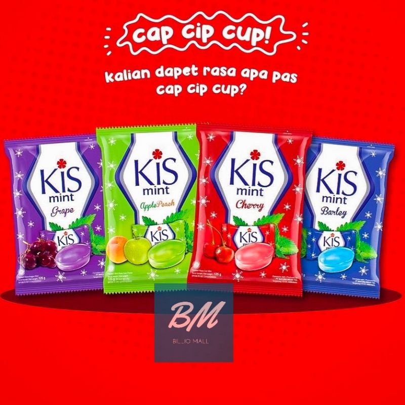 

Permen Kis Mint 125 gr - Permen Kis Cherry Merah 125 gr - Permen Kis Grape Anggur 125 gr - Permen Kis Apple Peach 125 gr - Permen Kis Barley 125 gr