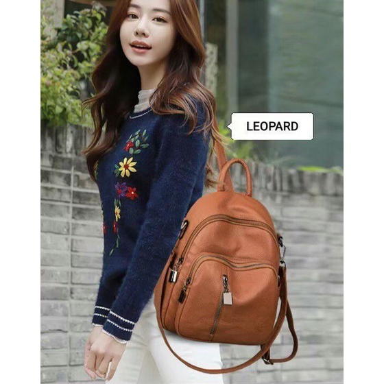 tas jukyung 3 in 1 ransel/sling bag/hand bag elegan