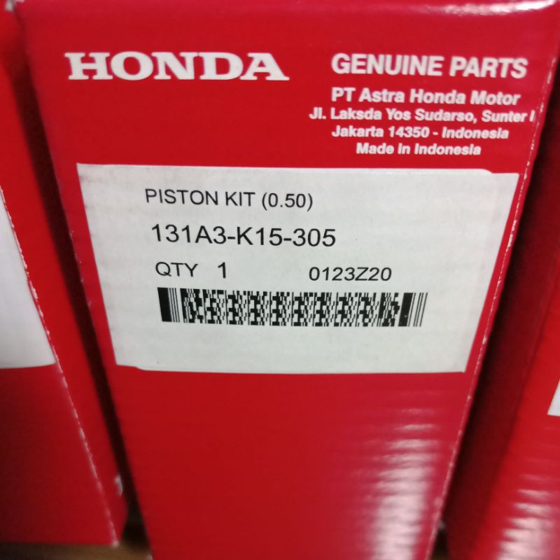 PISTON RING SEHER KIT SET K15 CB CBR 150 R STREETFIRE OLD LAMA OS SIZE STANDAR STD 50 100 ORIGINAL ORI ASLI HONDA AHM-50/0.50
