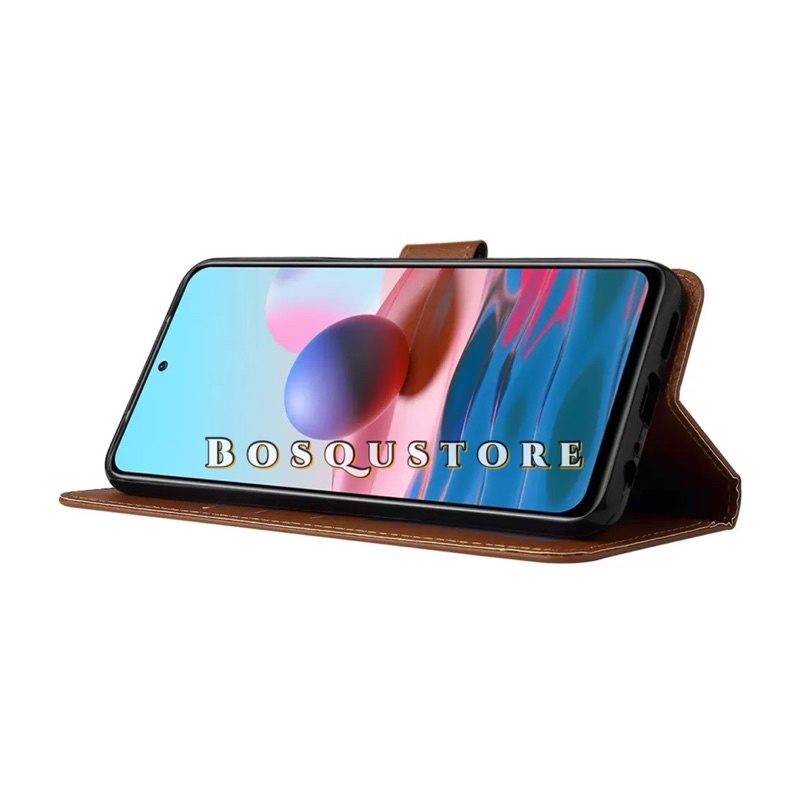 LEATHER CASE XIAOMI REDMI NOTE 10 4G 5G/ NOTE 10S/ NOTE 9/ NOTE 9PRO/ NOTE 8/ NOTE 8PRO/ NOTE 7/ NOTE 7PRO/ NOTE 6/ NOTE 6PRO/ NOTE 5A/ NOTE 5/ NOTE 5PRO/ NOTE 4/ NOTE 4X/ NOTE 3/ FLIPCOVER CASE DOMPET HP