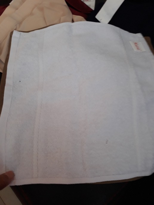 Rc Handuk Saputangan Handuk/washlap Mutia Warna Putih Ukuran 30x30