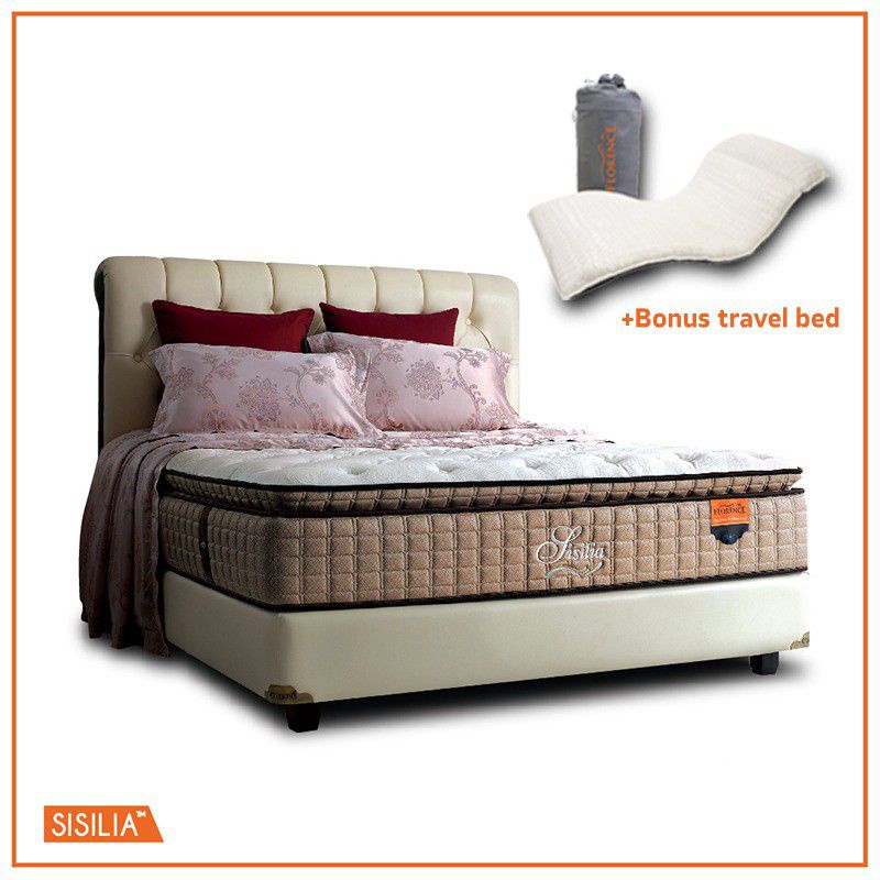 FLORENCE SPRINGBED SET HB+DV SISILIA