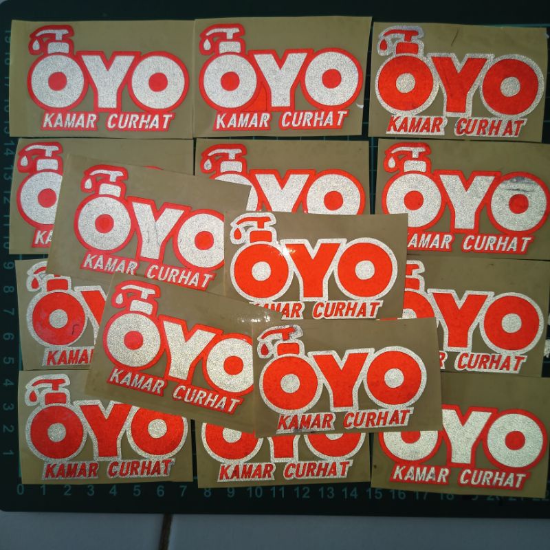 cutting sticker OYO