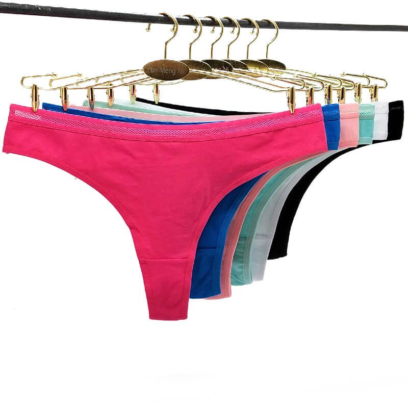 CELANA DALAM WANITA - G STRING / SEXY THONG PREMIUM BAHAN 95% KATUN WARNA CERAH #87372