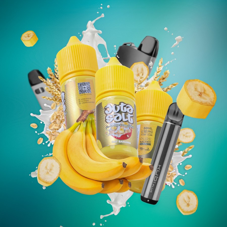 Juta Salt Oat Banana Salt Nic 30ML by RSR Brew x Vape Boss