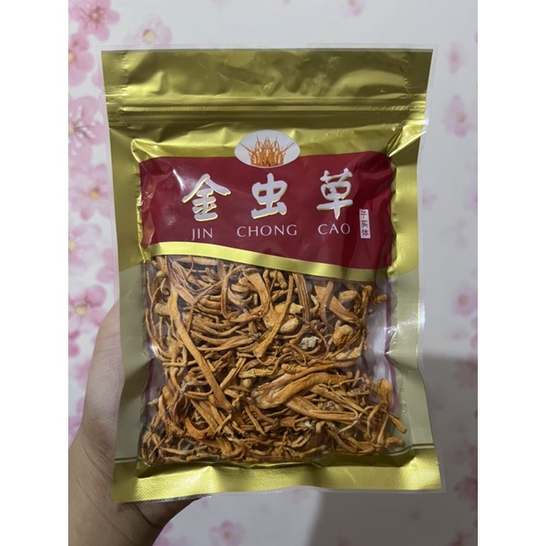 

Chong cao hua 虫草花 50gr / cordyceps flower / chong cao hua