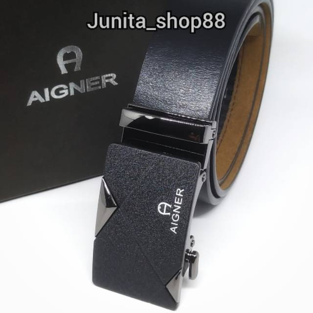 GESPER IKAT PINGANG KULIT ASLI IMPORT PRIA MODEL REL