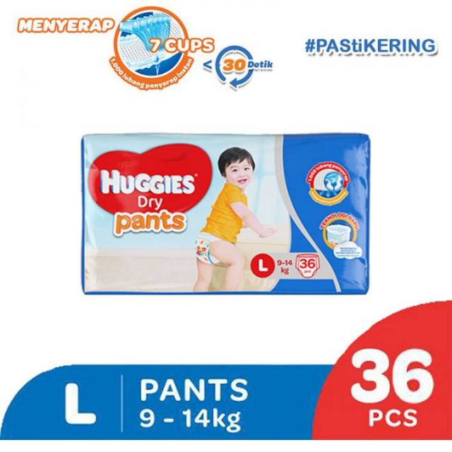 Popok celana HUGGIES DRY PANTS