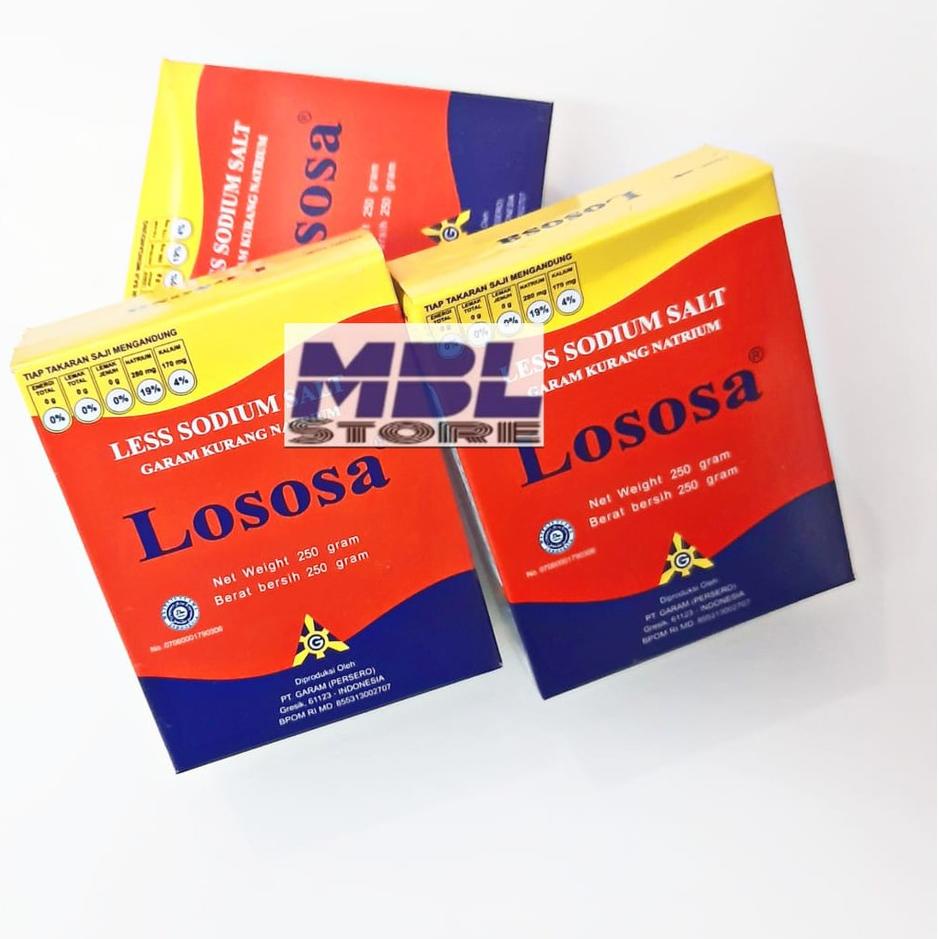 

[KODE SHJ0T] Lososa Garam rendah antrium 250 g