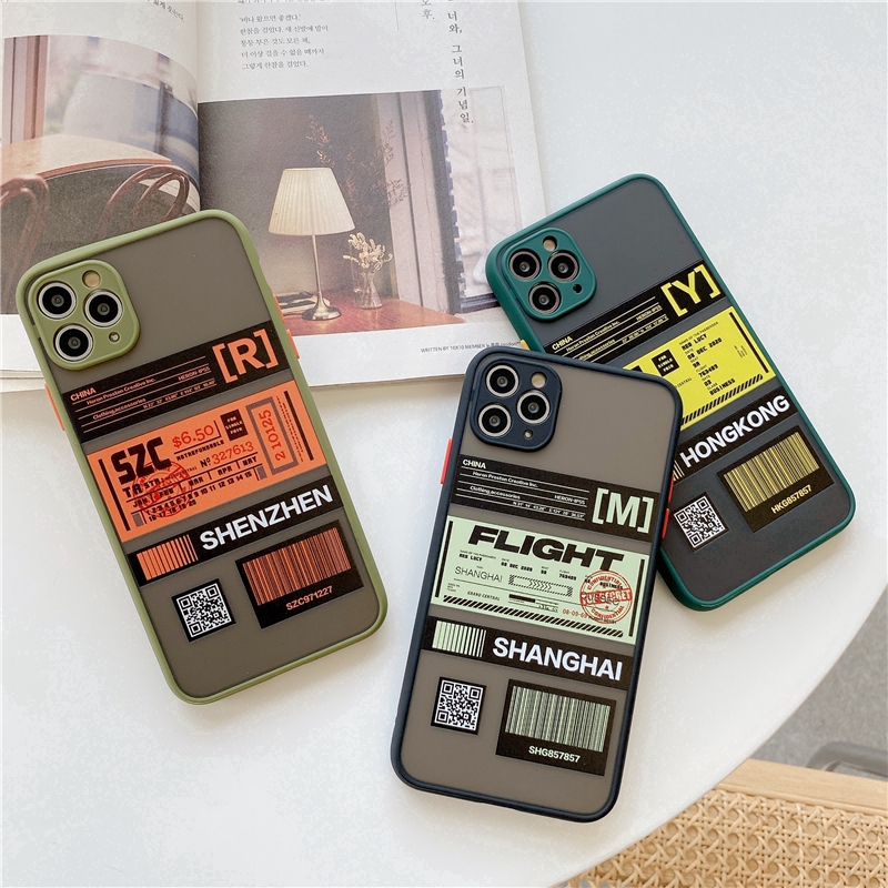 Hard Case Bahan Silikon Warna Matte Untuk Iphone 6 6s 7 8 Plus 11 Pro Max X Xs Max Xr