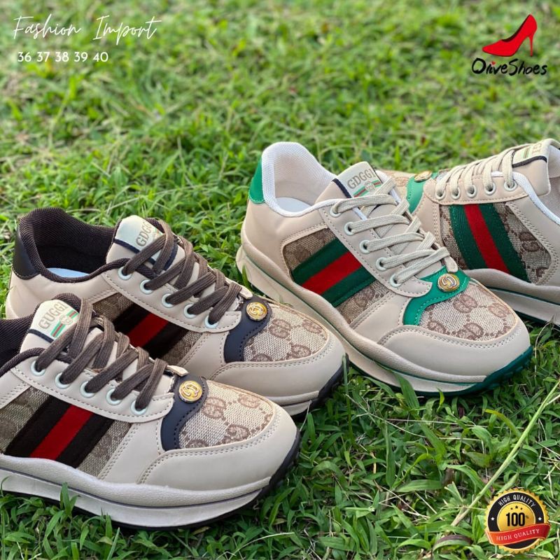 New Fashion Import Gucci/ Sneakers Gucci Premium Mewah