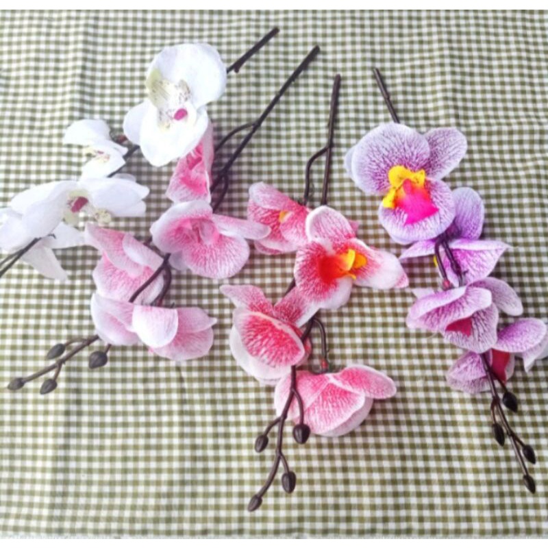 bunga pot plastik dekorasi rumah