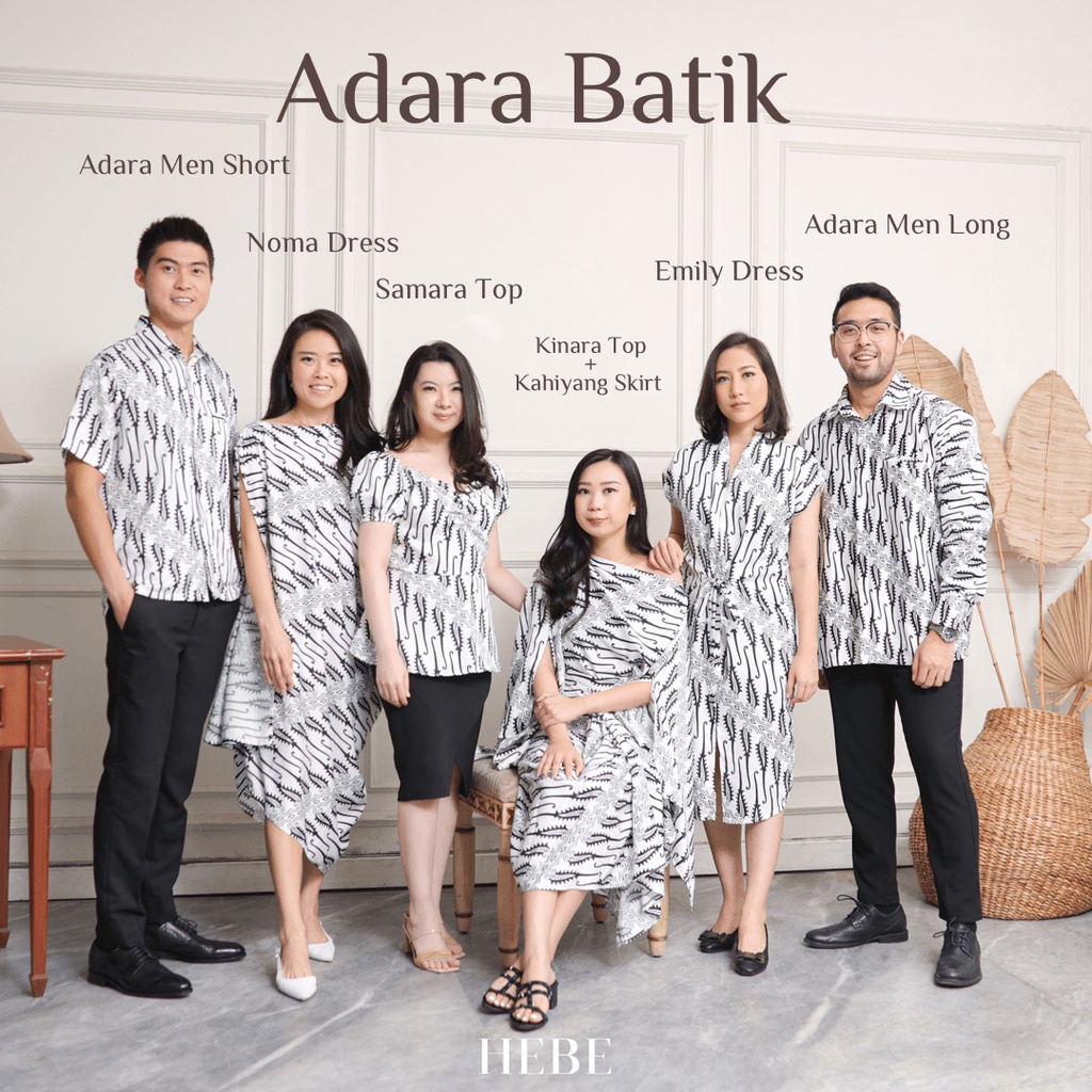 Adara Batik Set ( Available Couple ) - Kinara Kahiyang Noma Emily