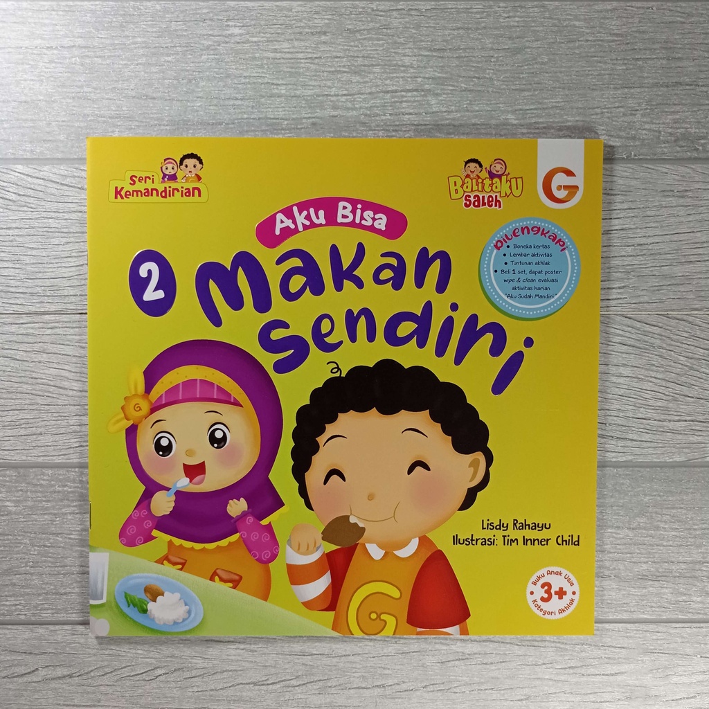Buku Seri Kemandirian - Aku Bisa Makan Sendiri - Gema Insani 100% Original