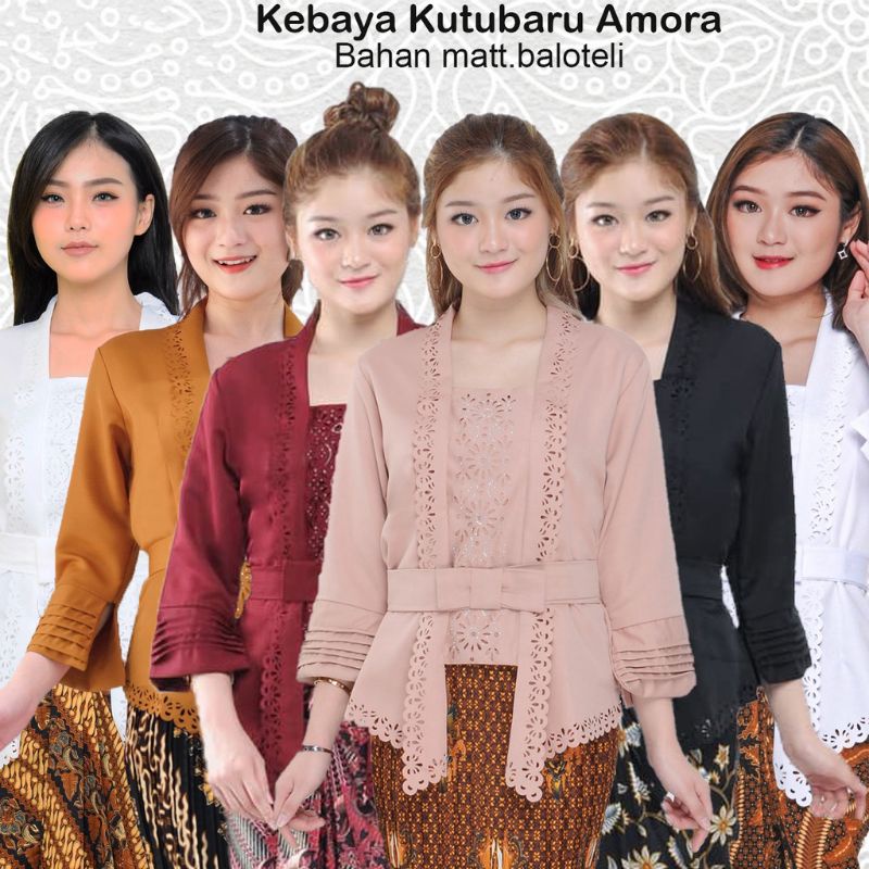 Atasan Kebaya Modern Kebaya Encim Modern model amora