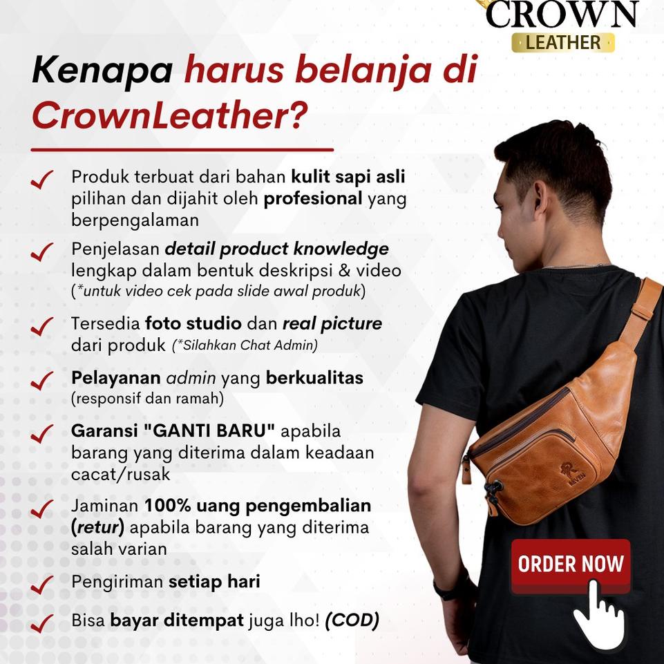 Dompet Kulit Pria Original Dompet Lipat Cowok Kulit Sapi Asli Branded Keren Premium Ori Rogue Wallet