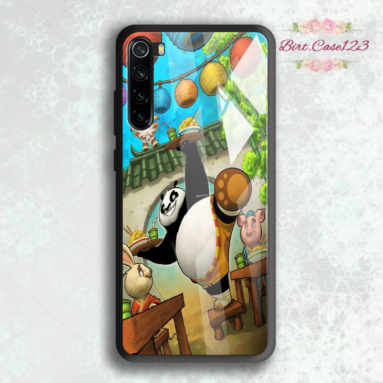 back case glass KUNGFU PANDA Oppo A3s A1k A5 A9 2020 A7 F9 A5s A31 A52 A53 A92 A37 A57 A59 BC5026