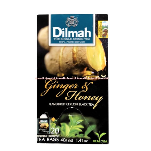 Dilmah Ginger &amp; Honey 20 Tea Bags Teh Jahe Madu Dil Mah