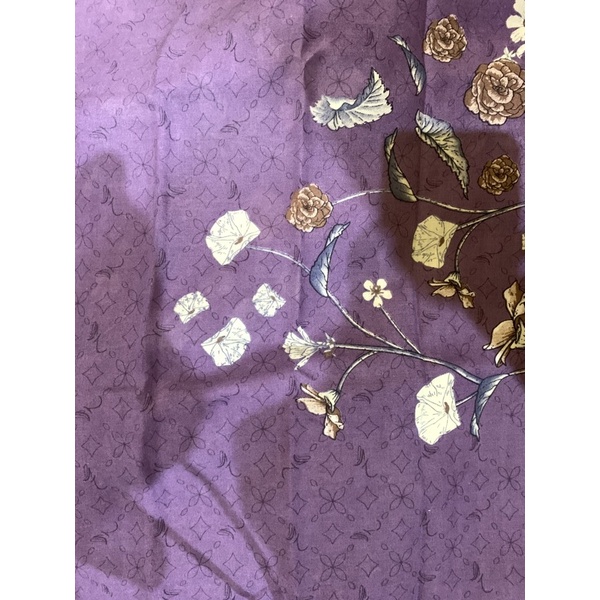 SEGIEMPAT VOALDENAY KW PREMIUM / HIJAB JILBAB SQUARE VOAL MOTIF LASER CUT-Motif 18