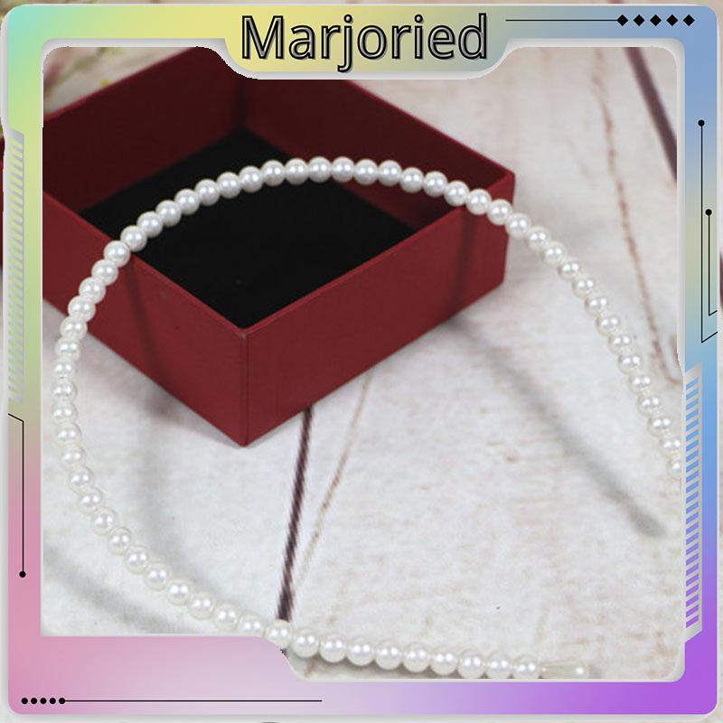 Pearl Headband Headband Aksesoris Rambut Anak Manik-manik Tangan Putri-MJD