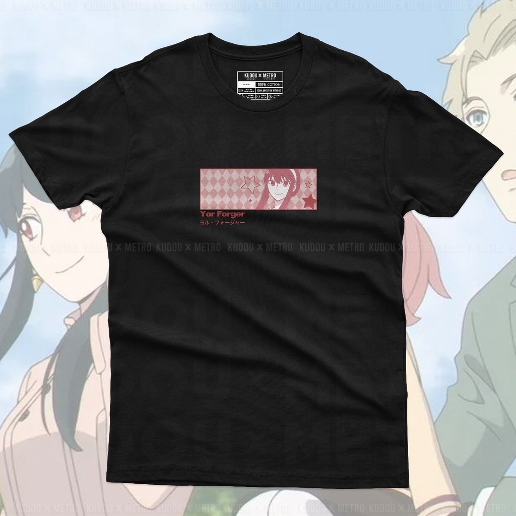 T-shirt Yor Forger The Thorn Princess SPY X Family Anime Manga Premium Unisex Kaos Wibu