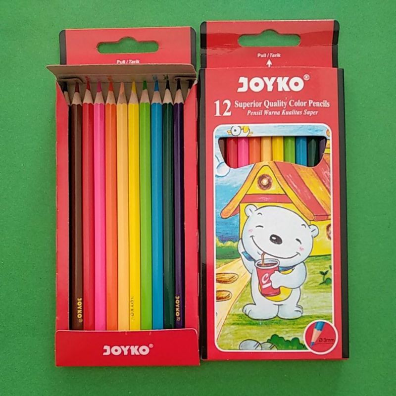 

Pensil Warna Joyko Panjang Isi 12 CP-12PB