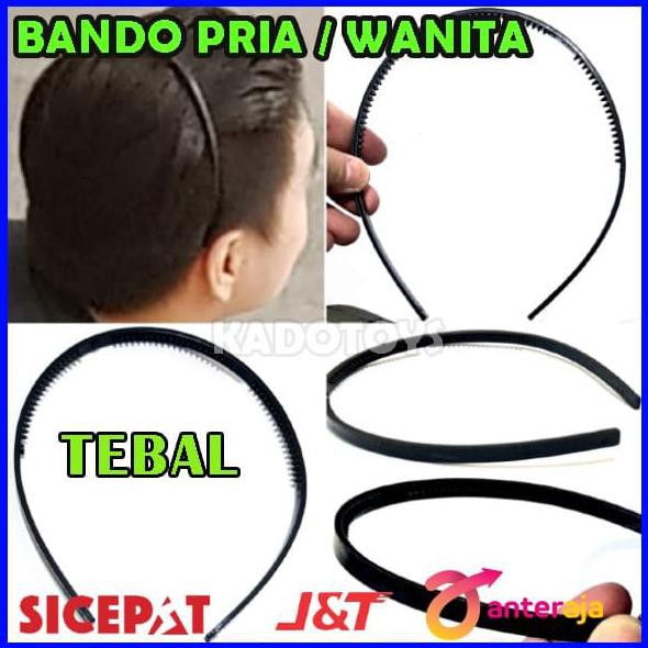 BANDO COWO BANDO PRIA BANDO SPORT BANDO HITAM AKSESORIS RAMBUT MURAH