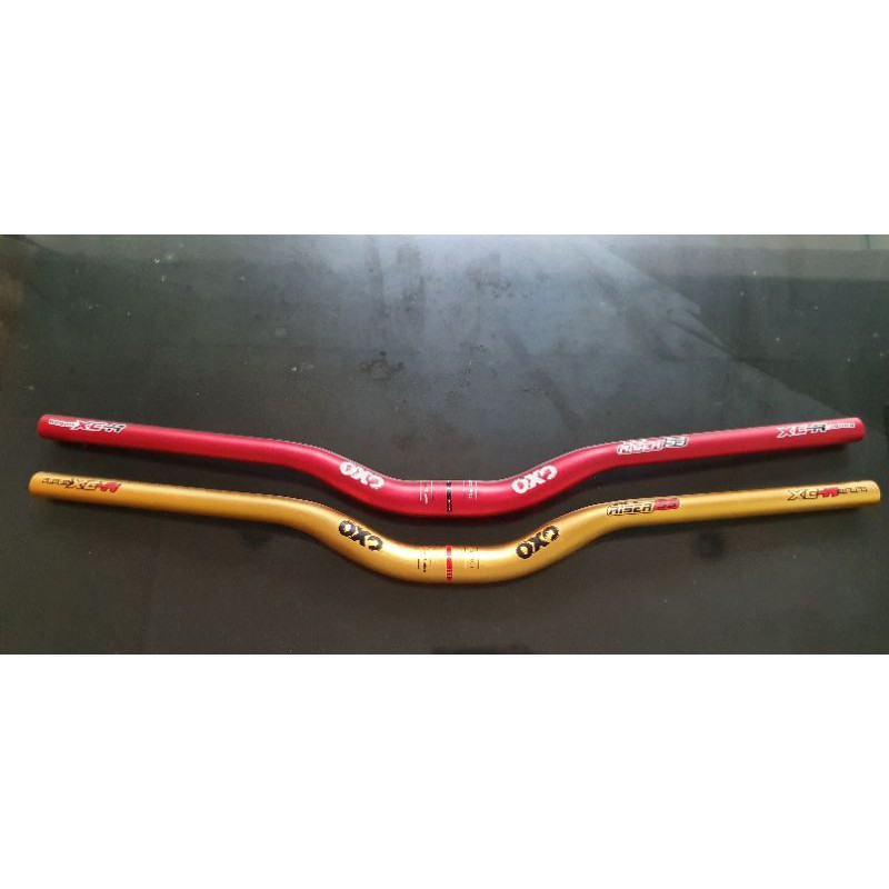 setir stir stang handlebar mtb oxo hb309 diameter 31.8 panjang 710mm bisa lipat minion seli