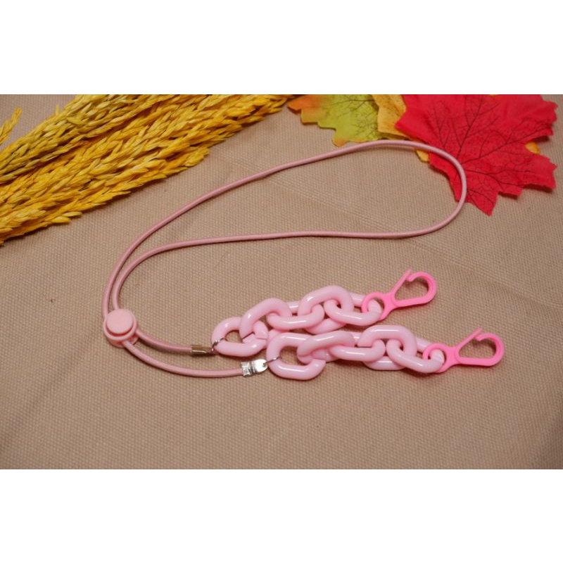 STRAP MASKER RANTAI PINK SMOOTH/STRAP MASKER MURAH/KALUNG MASKER/KALUNG MASKER MURAH/TALI MASKER/TALI MASKER MURAH/GANTUNGAN MASKER/GANTUNGAN MASKER MURAH/GANTUNGAN MASKER RANTAI/TALI MASKER RANTAI