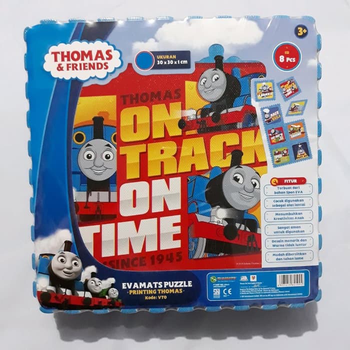 Karpet Evamat Gambar Thomas. Karpet Puzzle Alas Mainan Anak