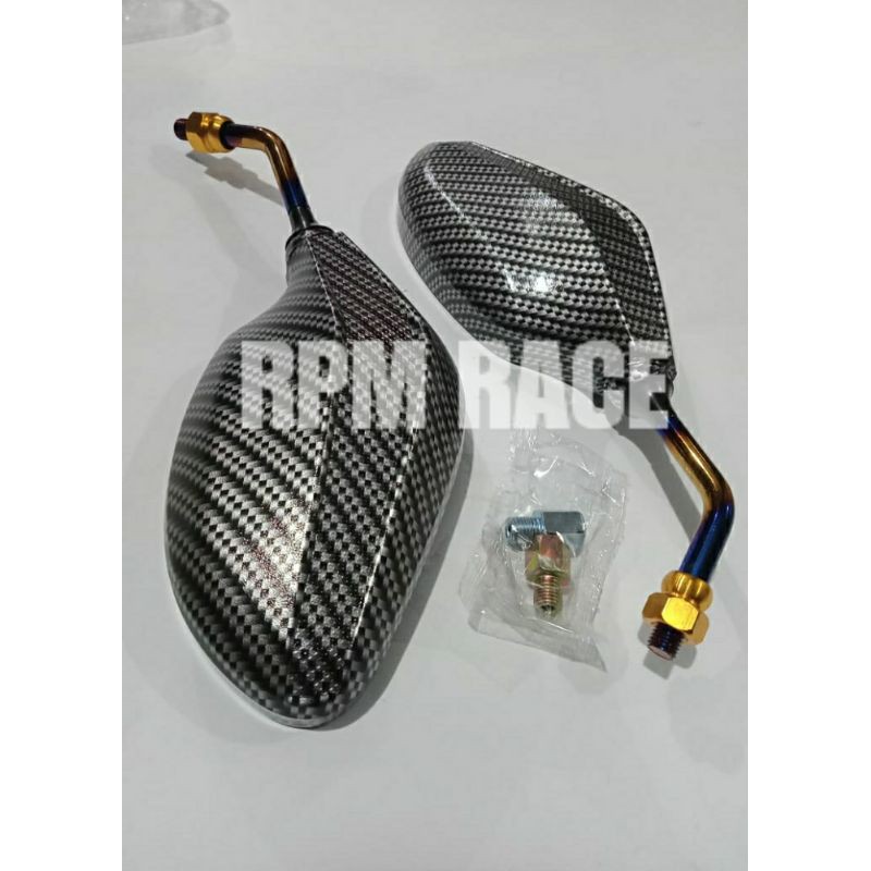 Spion Kaca Spion Two-tone Model Click Carbon VND beat Vario Scoopy Mio Xeon Nmax Pcx Aerox dll