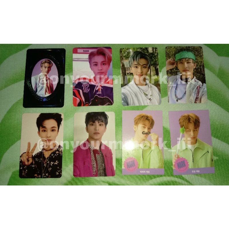 PHOTOCARD NCT OFFICIAL YB JAEHYUN,YB MARK,MARK ARRIVAL,MARK KIHNO,JAEHYUN REGULAR,CLEARBOOK MARK LEE