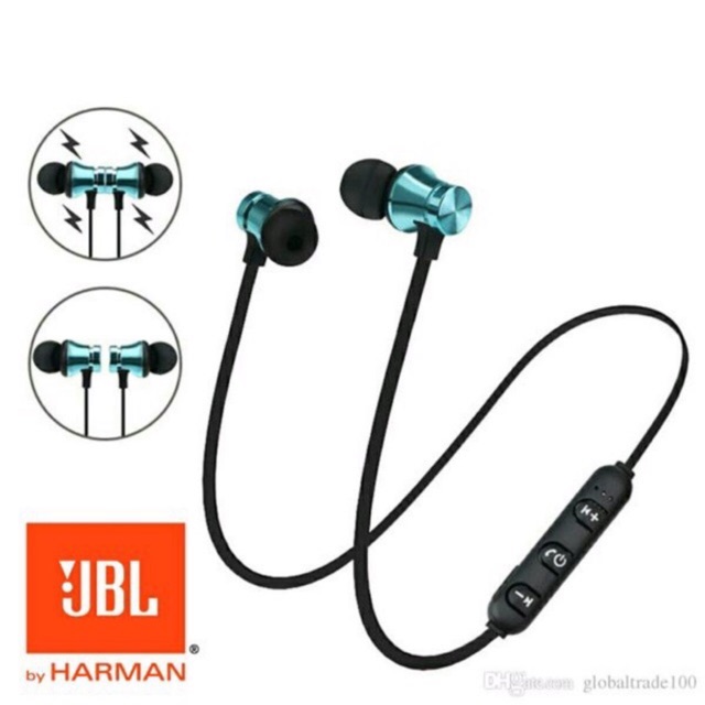 Hf Earphone Headset JBL Wireless Bluetooth Sport Magnet Hf