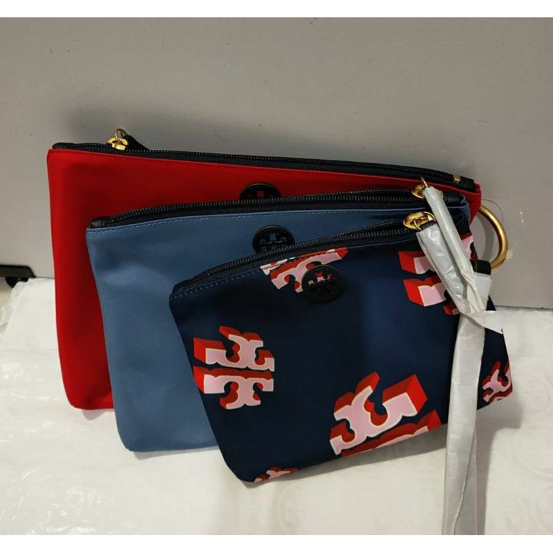 Tory burch tri pouch original