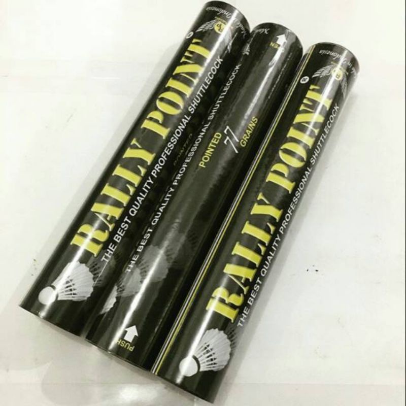Shuttlecock Rally Point Hitam