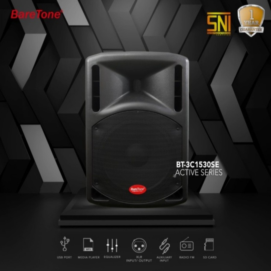 Speaker Aktif BARETONE 3C 1350SE 15 Inch Professional Audio Original