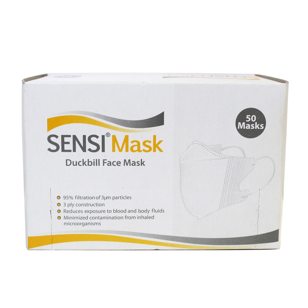 Sensi Duckbill Isi 50 / Masker Dukbill isi 50