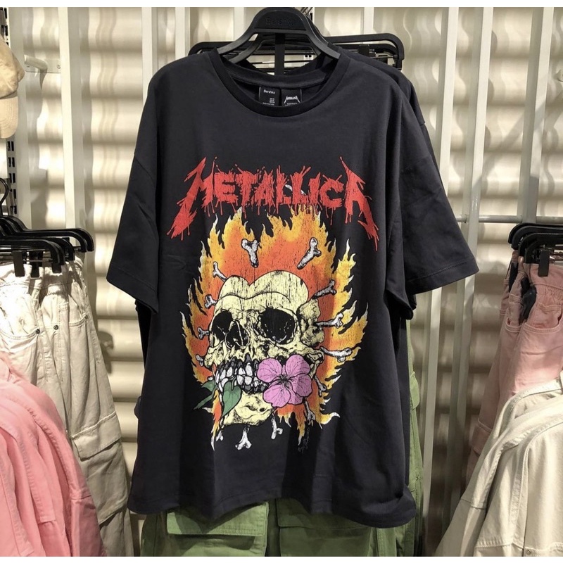 jastip bershka kaos metallica