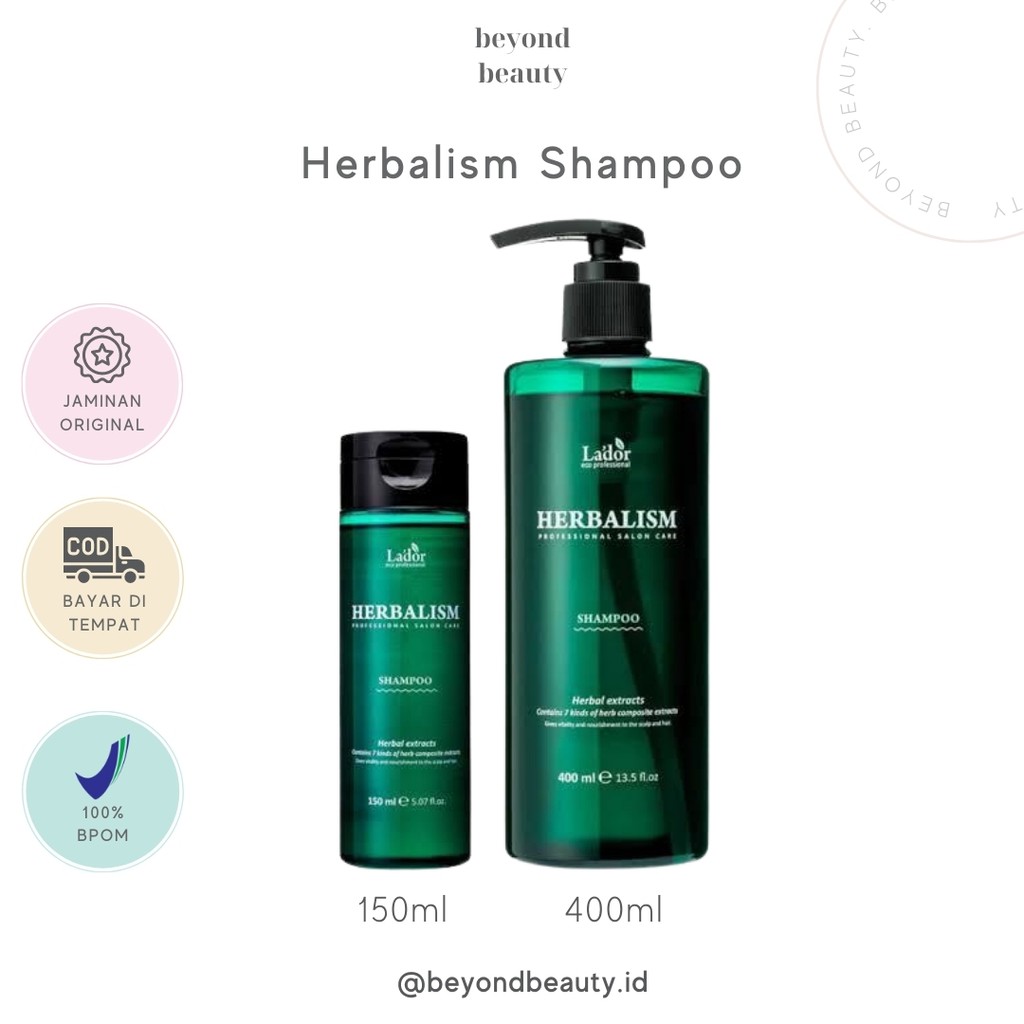 Jual Lador Herbalism Shampoo 150ml / 400ml / Shampoo Kulit Kepala Gatal