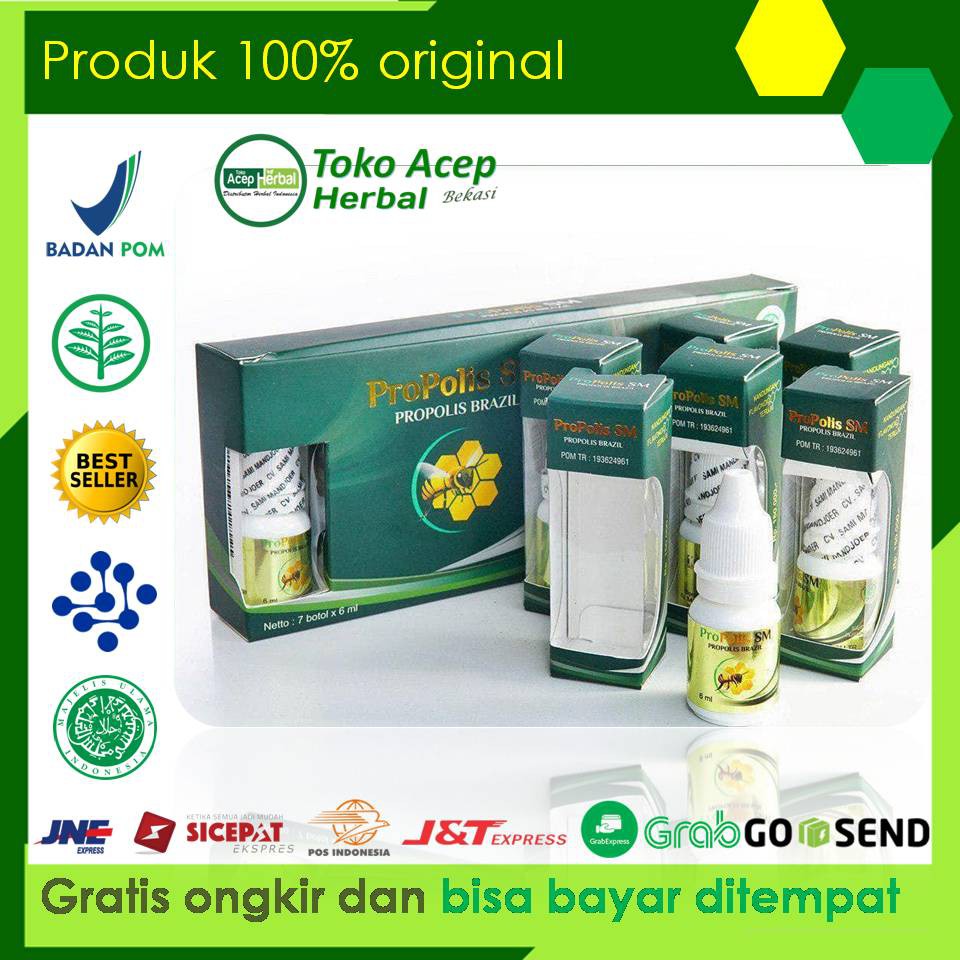PROPOLIS BRAZIL SM  - PREMIUM QUALITY 100% ORI  - GARANSI UANG KEMBALI & BISA BAYAR DITEMPAT