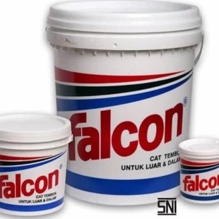 CAT TEMBOK FALCON 1 KG PUTIH SNOW WHITE 333