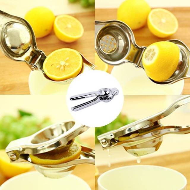 SQUEEZER STAINLESS STEEL ALAT PEMERAS PERAS LEMON JERUK