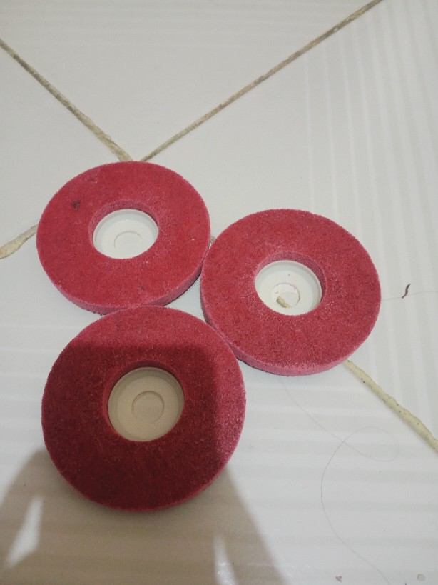 Gtek Mata Gerinda Poles Stainless Non Woven 4 No 120 Merah