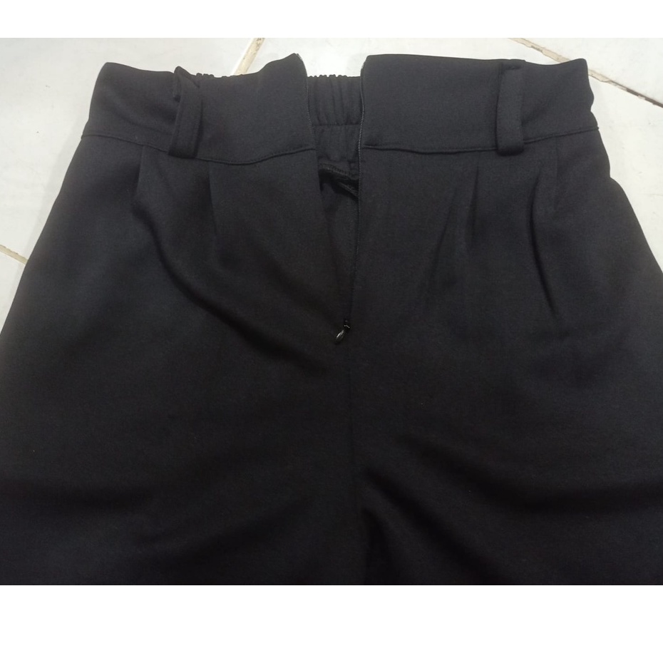 scuba kulot premium/baggy pants/celana basic wanita